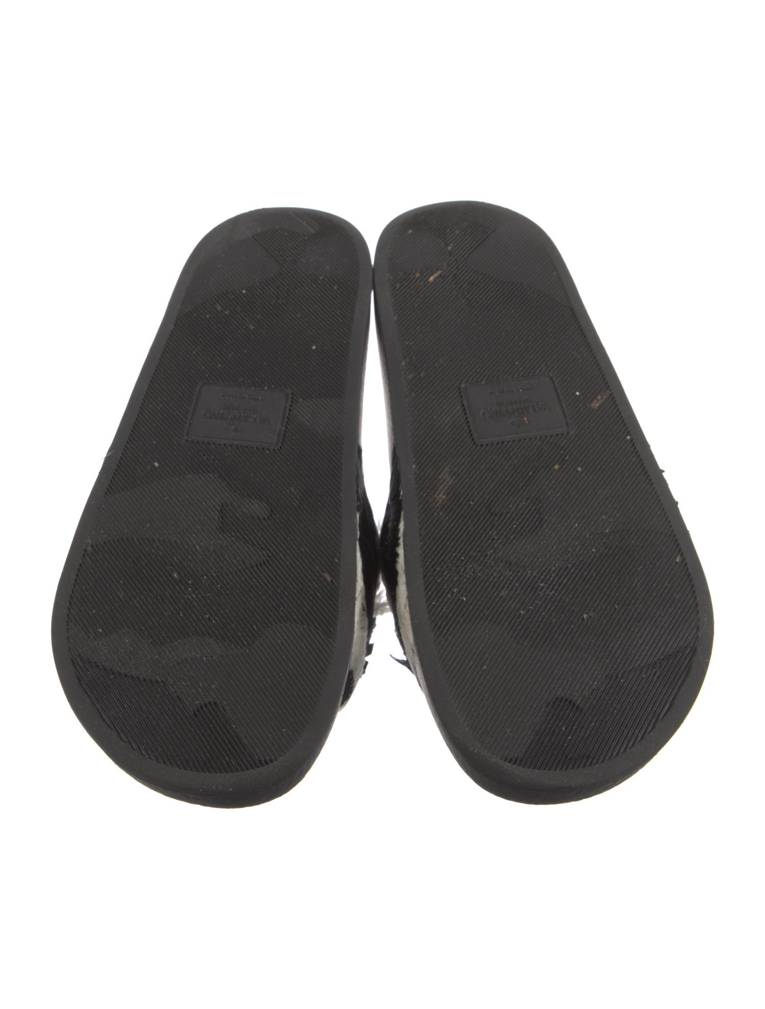 Valentino Rubber Printed Slides